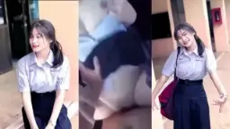 Gadis Remaja Cantik Digitui Guru Di Dalam Mobil