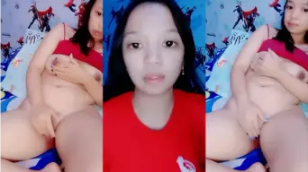 Mbak Nirmala Menggoda Dengan Dua Jari Di Dreamlive