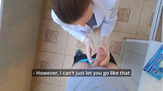 Dokter Rusia Muda Mengisap Kontolku Saat Konsultasi! (asmr Pov)