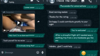 Percakapan Mesum Di Whatsapp Dengan Sopir Uber Yang Menggoda