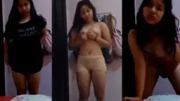 Gadis Muda Telanjang Masturbasi Dalam Posisi Berdiri