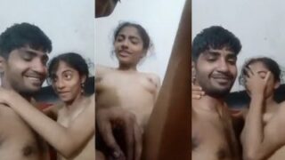 Gadis Tamil Menggoda Pacarnya Dengan Adegan Panas Pertama Kali Yang Bikin Nafsu Membara
