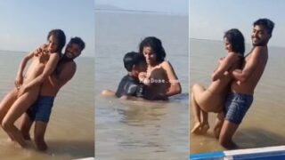 Nelayan Muda Menggenjot Pacar Telanjangnya Di Tengah Lautan
