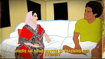 Guru Arab Berpantat Besar Dan Montok Mengajari Murid Trik Baru Yang Menggairahkan