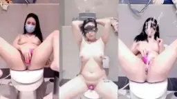 Cantik Colmek Sambil Meringis Di Toilet Mall, Bikin Ngilu Sekaligus Ngilu.