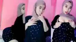 Host Hijabers Remas Buah Dada Sampai Muncrat