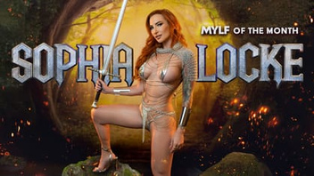 Januari Spanduk: Gadis Montok Sophia Locke Siap Berperang Dengan Tubuh Menggoda