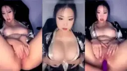 Tuan Rumah Chindo Becek Banget Sampai Muncratin Kontol