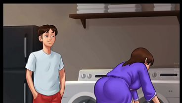 Malam Musim Panas Penuh Rahasia [v21.0.0] | Ibu Tiri Terus Mengintip Diam-diam (18+) | Novel Visual Panas Penuh Nafsu