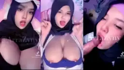 Arra Zinny, Toge Basah Nyipit Di Dada, Bikin Hijabers Ngeces