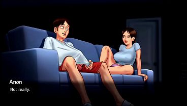 Ibu Tiri Melirik Ke Belakang Sambil Menggoda, Bikin Angen-angen Basah (18+)