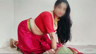Bini India Montok Seksi Pake Sari Merah, Goyangin Memek Basahnya Sambil Ngomong Mesum Pake Bahasa Hindi, Bikin Kontol Tegang!