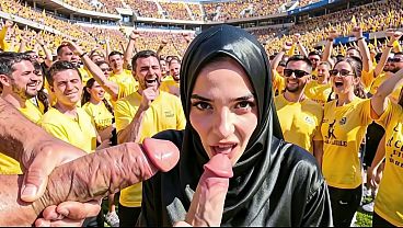 Cewek Fans Jerman Digebrak Tim Lawan Sampai Mampus – Video Interaktif Ai