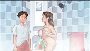 Ibu Tiri Maju Satu Langkah, Lalu Berhenti Bisu—napasnya Berat, Matanya Genit Menggoda, Siap Melahapku (18+)